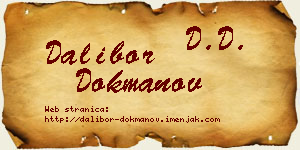 Dalibor Dokmanov vizit kartica